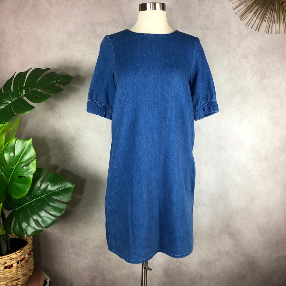 COS Chambray Denim Dress Summer Sundress Tunic